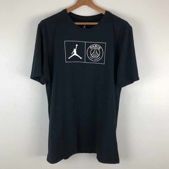 Jordan Other - JORDAN Paris st. Germain black t-shirt nike black